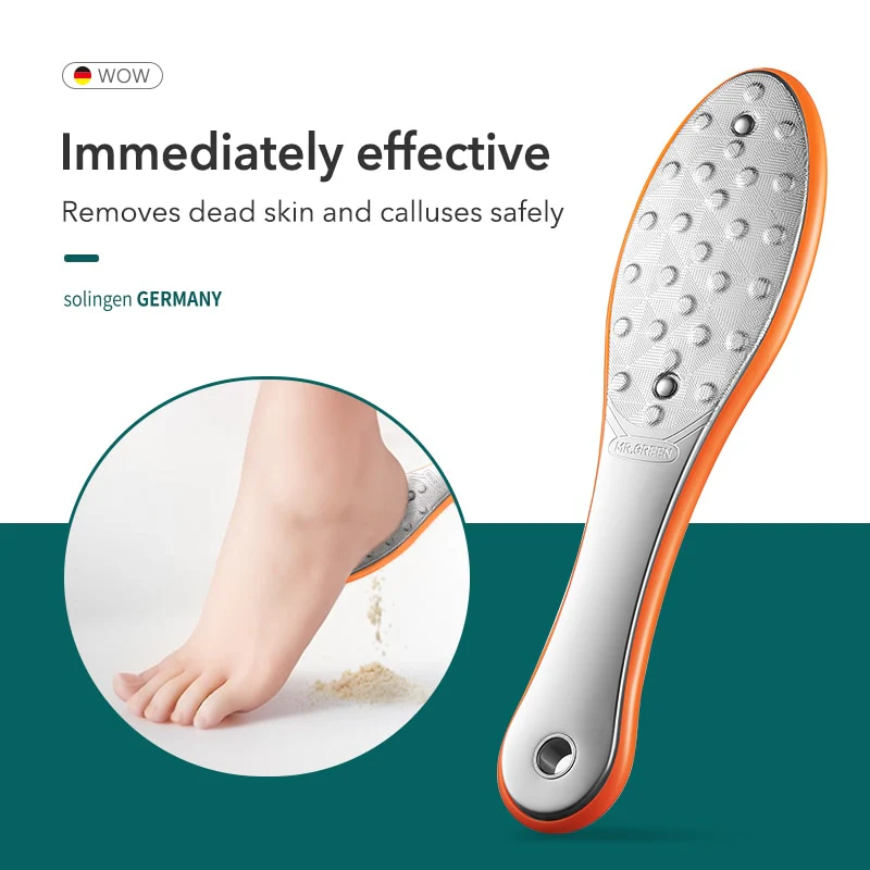MR.GREEN Pedicure Foot Care Tools Foot File Rasps Callus Dead Foot Skin Care Remover Sets Stainless Steel Professional Two Sides - Image 8