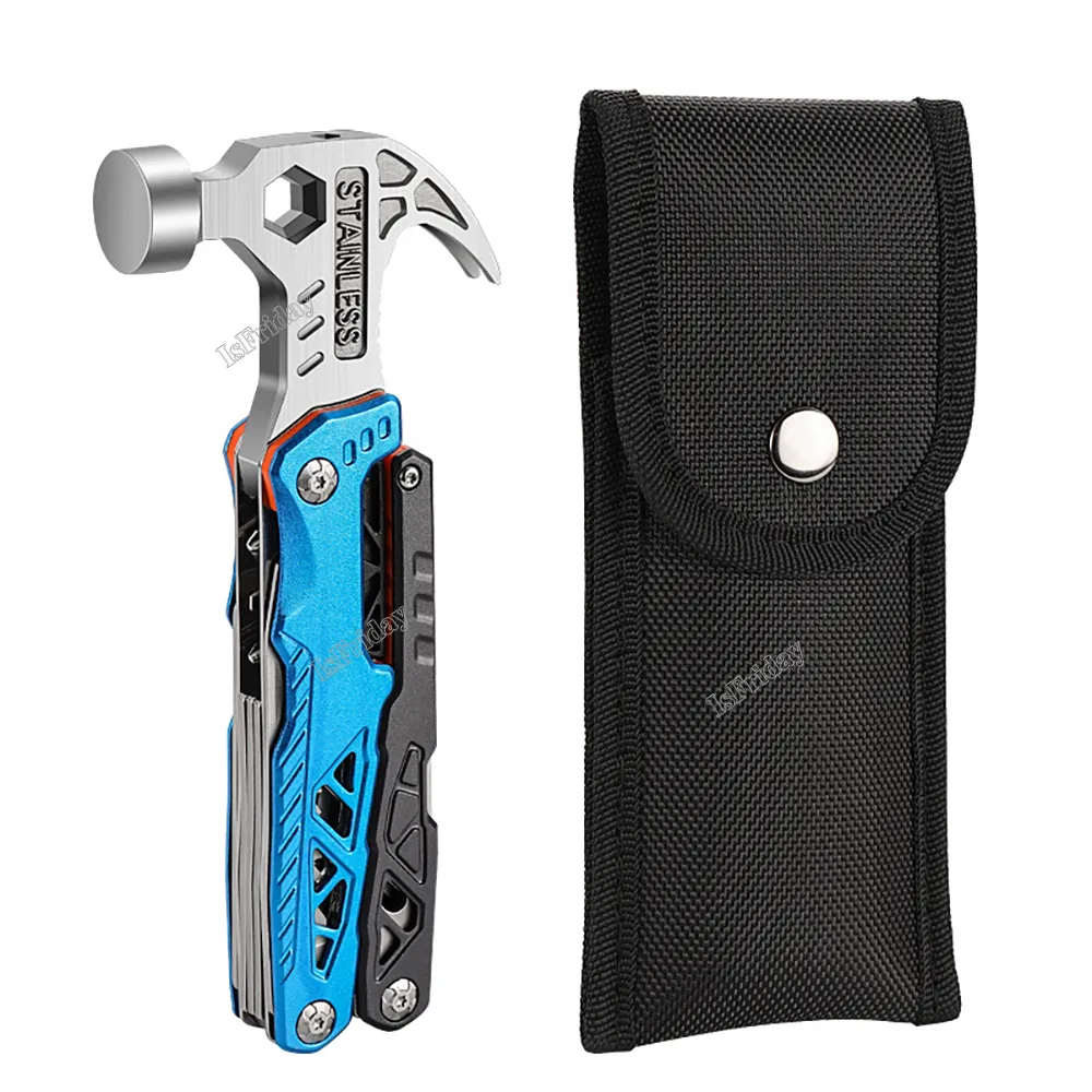 Multitool Claw Hammer Multifunctional Pliers Stainless Steel Tool Outdoor Survival Wire Cutter Camping Knife Wrench Hand Tools - Image 7