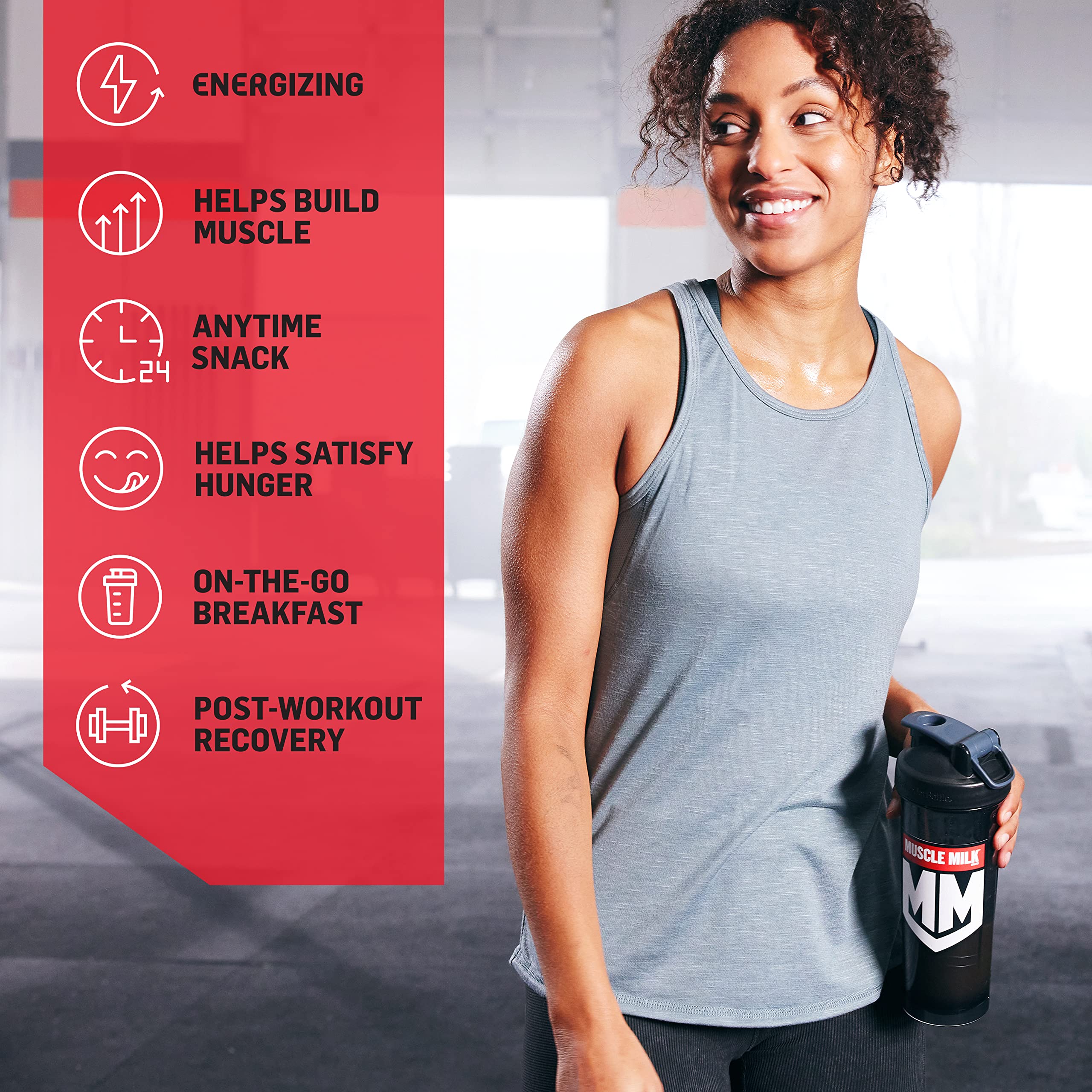 Muscle Milk 100% Whey Protein Powder, Chocolate, 5 Pound, 66 Servings, 25g Protein, 2g Sugar, Low in Fat, NSF Certified for Sport, Energizing Snack, Workout Recovery, Packaging May Vary - Image 2