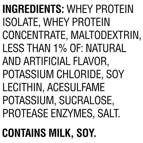Muscle Milk 100% Whey Protein Powder, Vanilla, 5 Pound, 68 Servings, 25g Protein, 2g Sugar, Low in Fat, NSF Certified for Sport, Energizing Snack, Workout Recovery, Packaging May Vary - Image 2