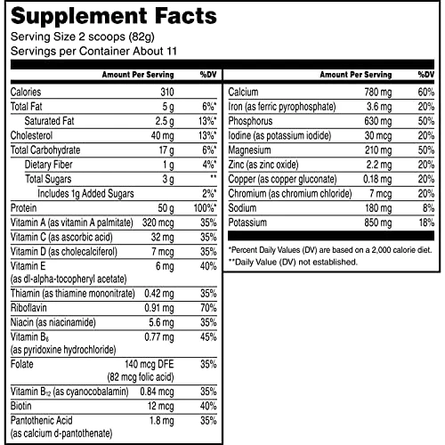 Muscle Milk Pro Series Protein Powder Supplement,Knockout Chocolate,2 Pound,11 Servings,50g Protein,3g Sugar,20 Vitamins & Minerals,NSF Certified for Sport,Workout Recovery,Packaging May Vary - Image 3
