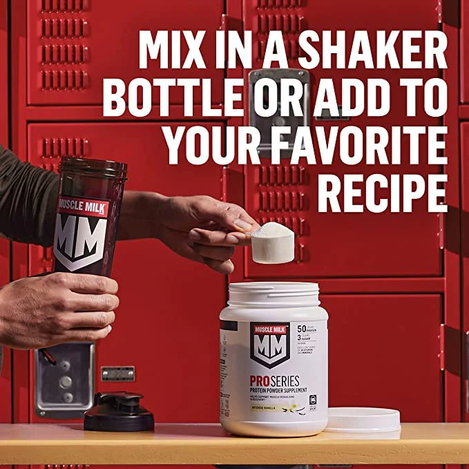 Muscle Milk Pro Series Protein Powder Supplement,Knockout Chocolate,2 Pound,11 Servings,50g Protein,3g Sugar,20 Vitamins & Minerals,NSF Certified for Sport,Workout Recovery,Packaging May Vary - Image 5