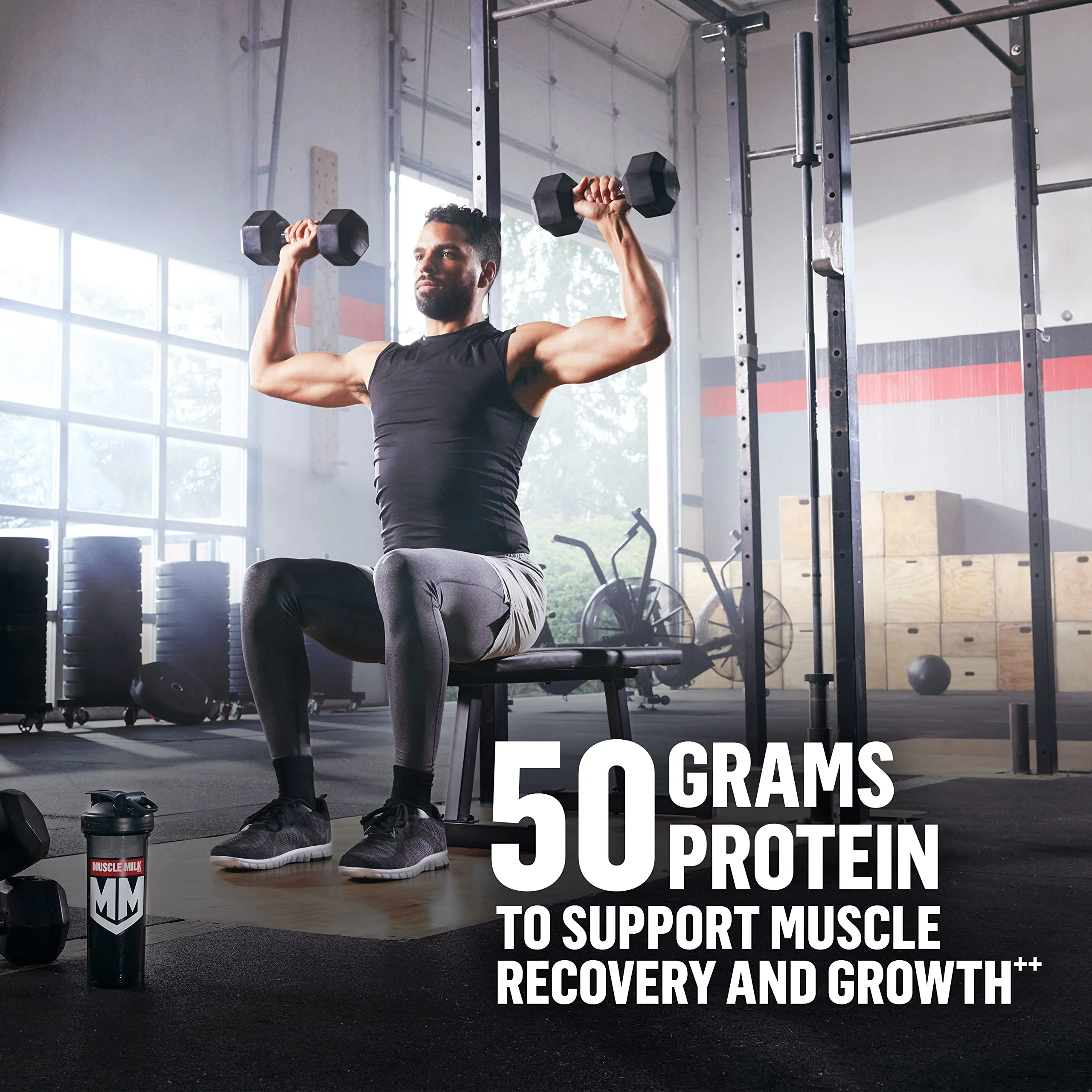 Muscle Milk Pro Series Protein Powder Supplement, Knockout Chocolate, 5 Pound, 28 Servings, 50g Protein, 3g Sugar, 20 Vitamins & Minerals, NSF Certified for Sport, Workout Recovery - Image 4