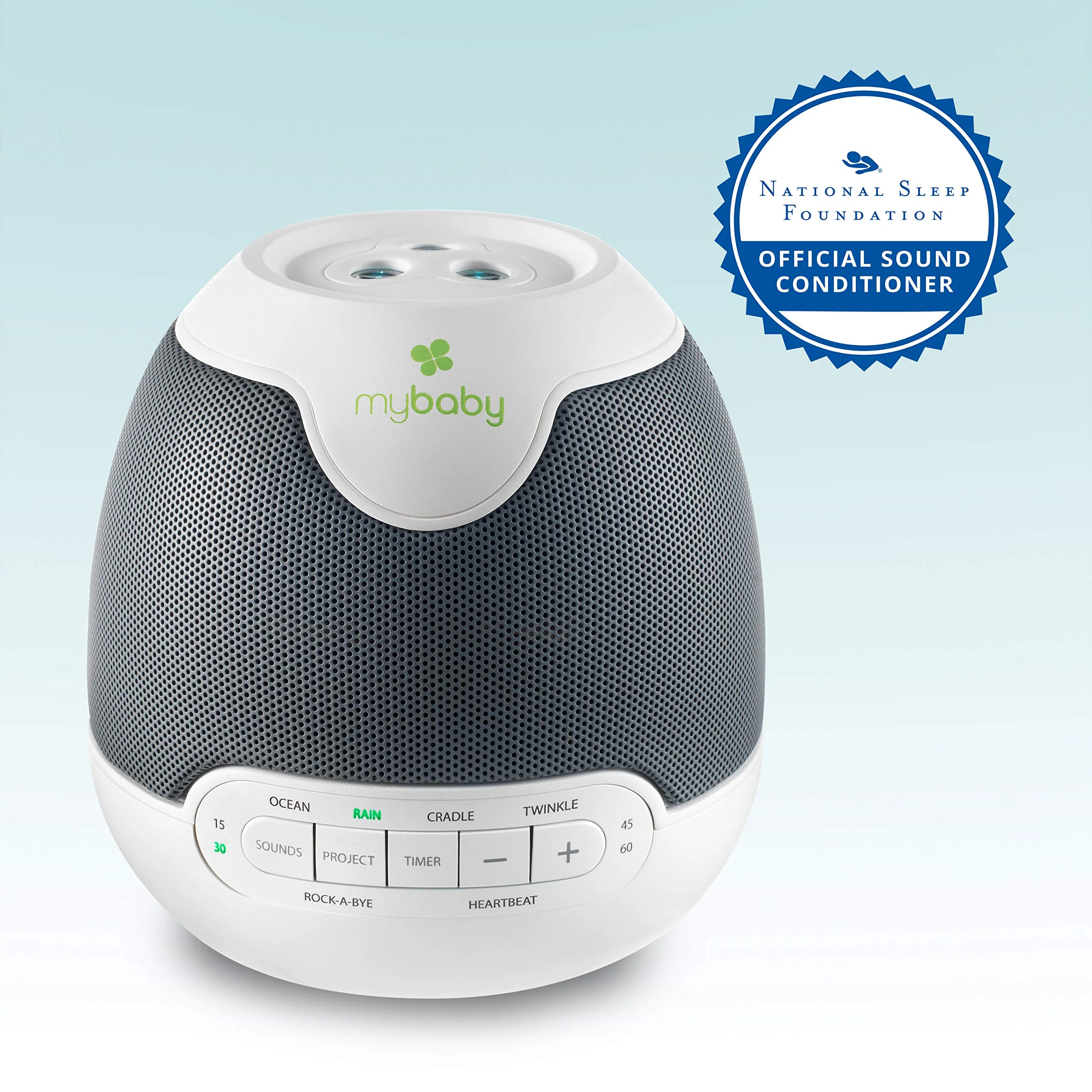 MyBaby Lullaby Sound Machine & Projector – Baby Sleep Machine Plays 6 Sounds & Lullabies, Projects Soothing Images - Auto-Off Timer, Adjustable Volume, Great for Baby Registry and Baby Shower Gifts - Image 2