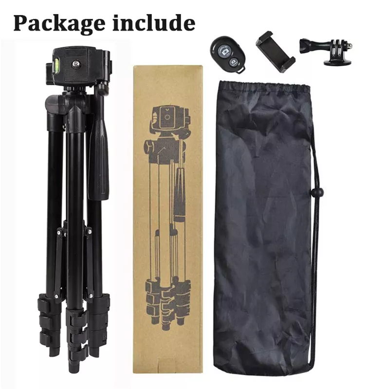 NA-3120 Phone Tripod Stand 40inch Universal Photography for Gopro iPhone Samsung Xiaomi Huawei Phone Aluminum Travel Tripode Par - Image 10