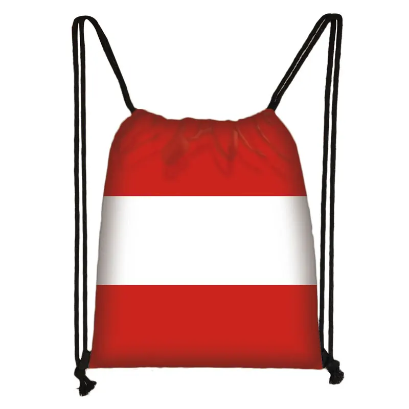 National Flag Print Backpack Ukraine Haiti Algeria Israel Brazil Men Drawstring Bag Women Shoulder Bags for Travel Shoes Holder - Image 13