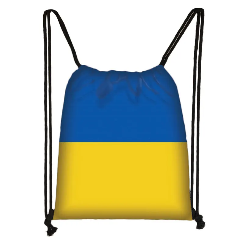 National Flag Print Backpack Ukraine Haiti Algeria Israel Brazil Men Drawstring Bag Women Shoulder Bags for Travel Shoes Holder - Image 16