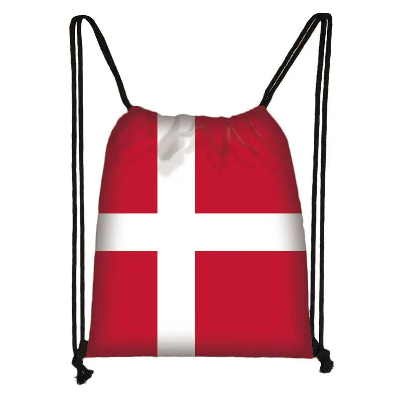National Flag Print Backpack Ukraine Haiti Algeria Israel Brazil Men Drawstring Bag Women Shoulder Bags for Travel Shoes Holder - Image 17