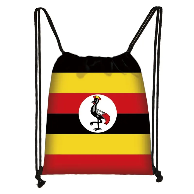 National Flag Print Backpack Ukraine Haiti Algeria Israel Brazil Men Drawstring Bag Women Shoulder Bags for Travel Shoes Holder - Image 23