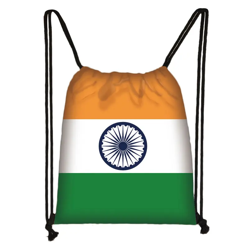 National Flag Print Backpack Ukraine Haiti Algeria Israel Brazil Men Drawstring Bag Women Shoulder Bags for Travel Shoes Holder - Image 26