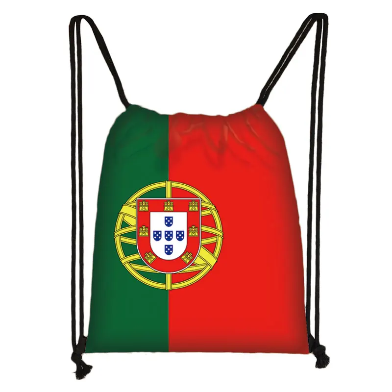 National Flag Print Backpack Ukraine Haiti Algeria Israel Brazil Men Drawstring Bag Women Shoulder Bags for Travel Shoes Holder - Image 32