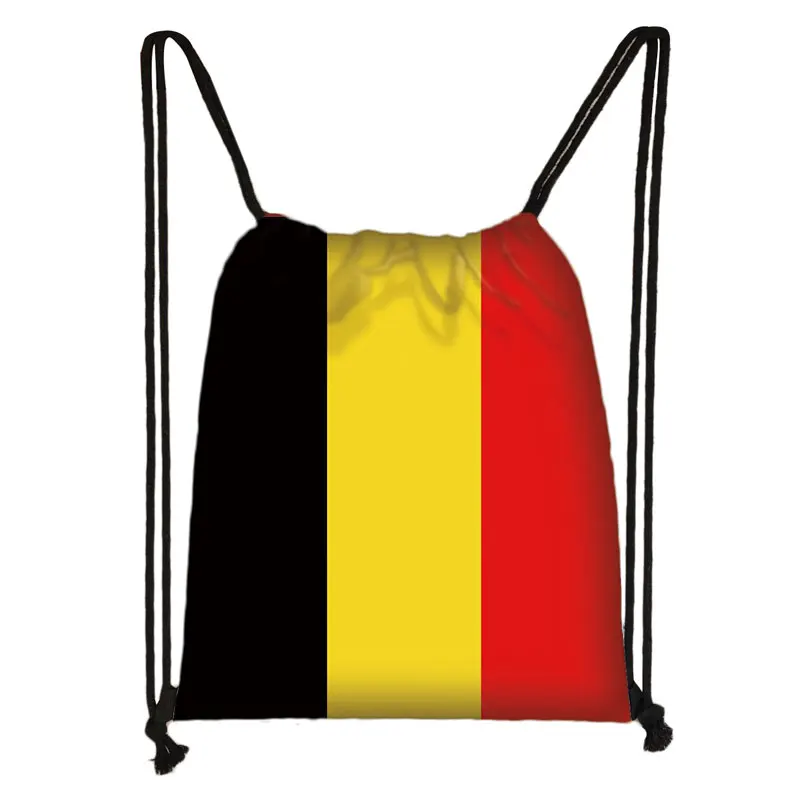 National Flag Print Backpack Ukraine Haiti Algeria Israel Brazil Men Drawstring Bag Women Shoulder Bags for Travel Shoes Holder - Image 5