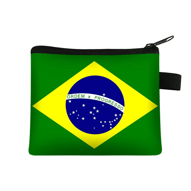 National Flag Print Coin Purses Algeria Spain Haiti Israel Women Wallet Saudi Arabia Men Purse Small Handbag Money Coin Bags - Image 12