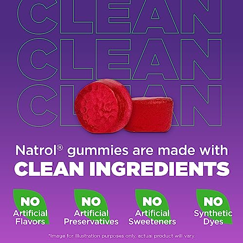 Natrol Kids Melatonin 1mg, Dietary Supplement for Restful Sleep, 90 Berry-Flavored Gummies, 90 Day Supply - Image 5