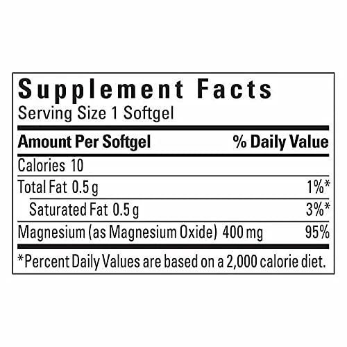 Nature Made Extra Strength Magnesium 400 mg., 180 Softgels - Image 2