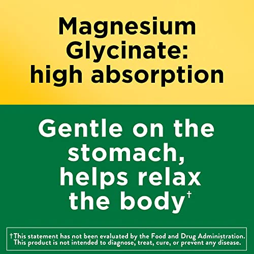 Nature Made Magnesium Glycinate 200 mg per Serving, Dietary Supplement for Muscle, Heart, Nerve and Bone Support, 60 Capsules, 30 Day Supply - Image 7
