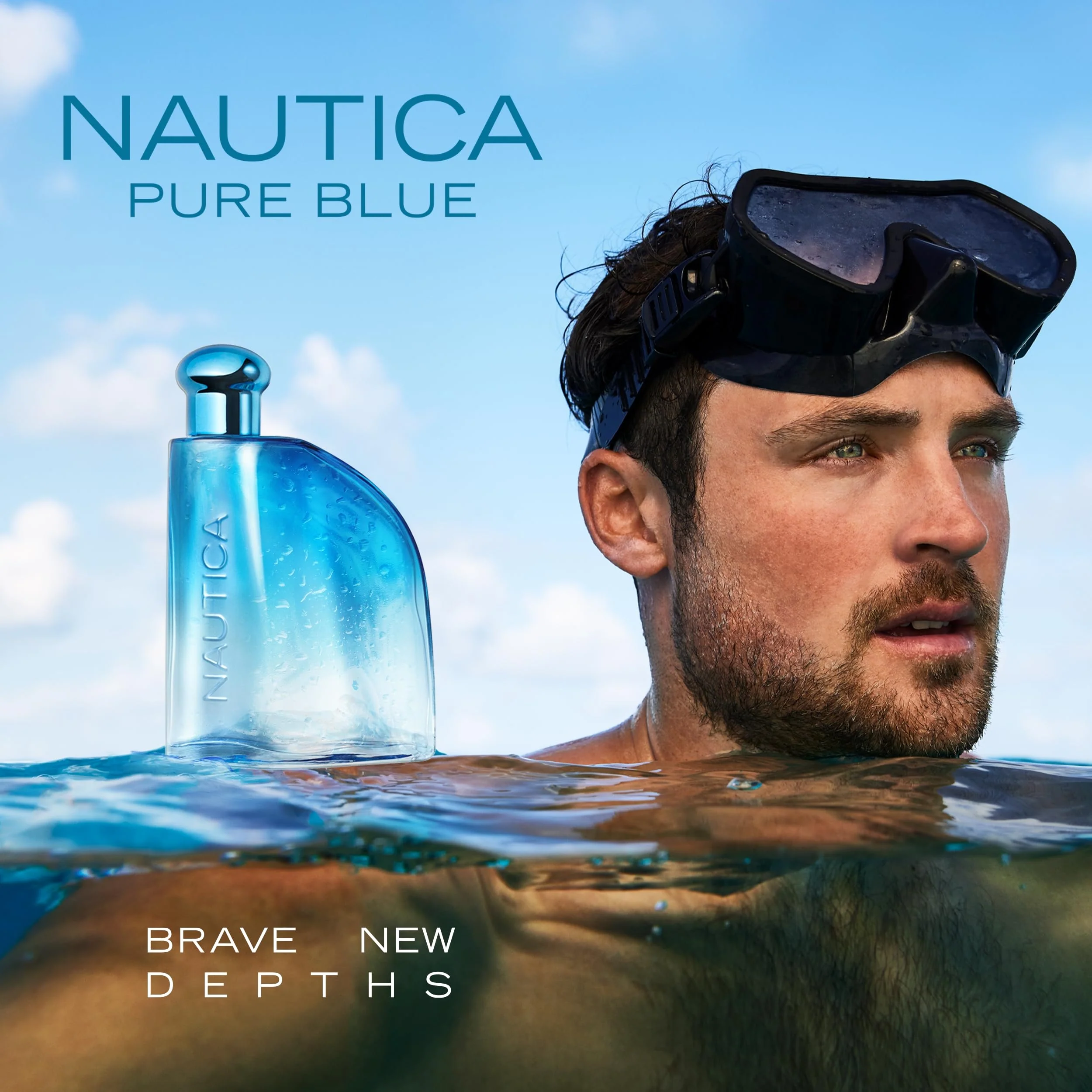 Nautica Pure Blue Eau de Toilette, Fougere Aromatic Marine Fragrance, Vegan Formula, Long-Lasting Scent, 1.6oz - Image 4