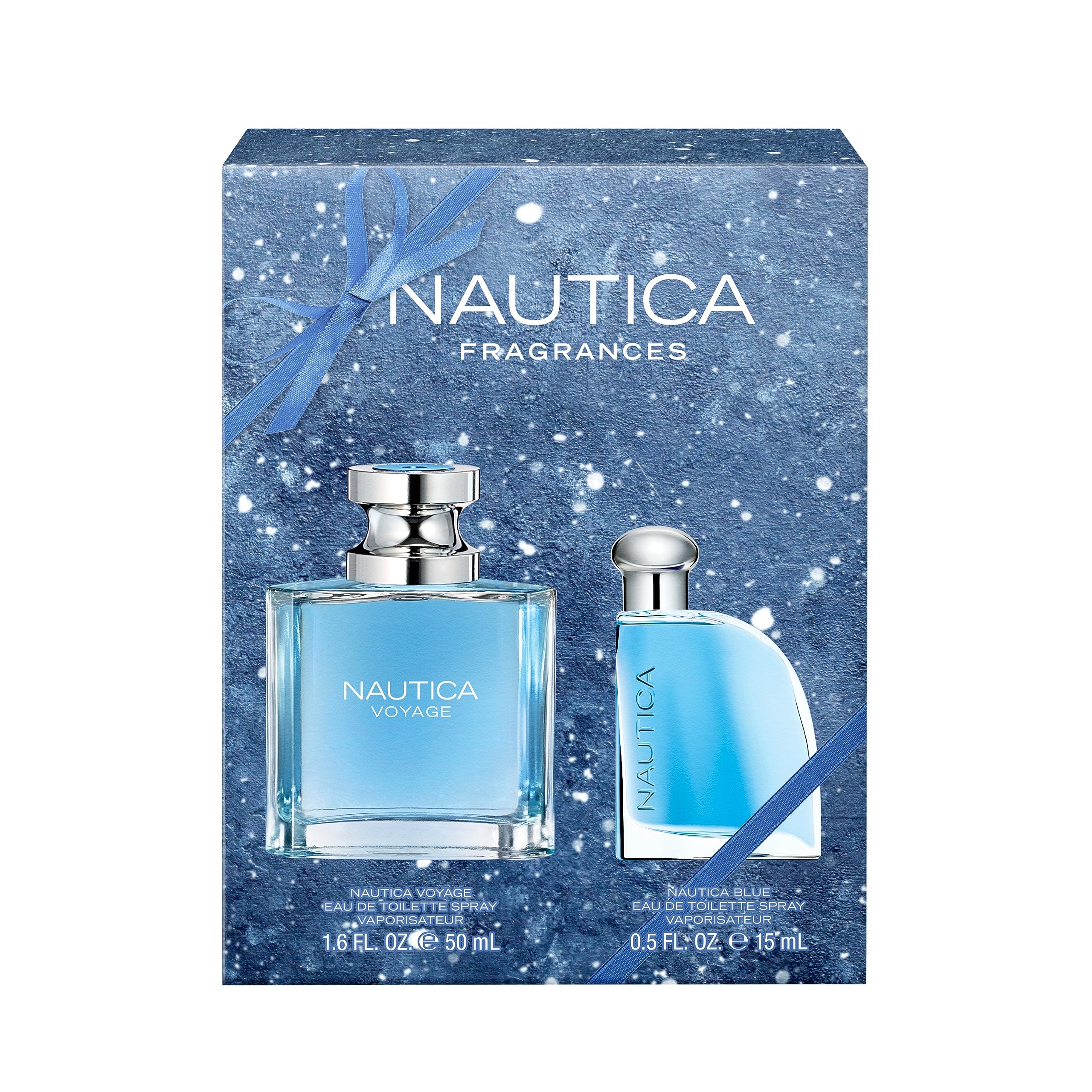 Nautica Voyage Blue Men's 2-Pc Eau De Toilette Holiday Gift Set - Image 2