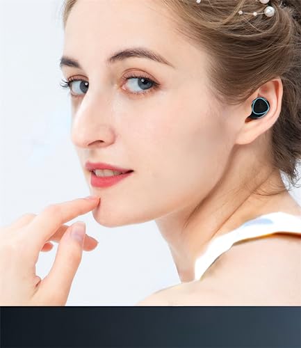 NC TWS Bluetooth 5.1 Earphones 3500mAh Charging Box Wireless Headphone 9D Stereo Sports Waterproof Earbuds Headsets with Microphone (Black-A) (M10) - Image 2