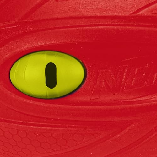 NERF Vortex Aero Howler Foam Football - NERF Soft Vortex Football for Long-Distance Throws - Perfect for Pool + Beach Football - Kids Aero Howler Whistle Vortex Foam Ball - Red - Image 2