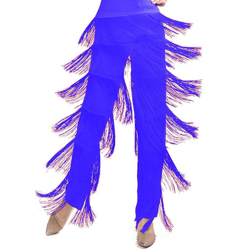 New 2021 Latin Modern Dance Suits Women/girls Sexy Fringes Long Pants Ballroom/tango/rumba/latin Dresses Clothings For Dancer - Image 11