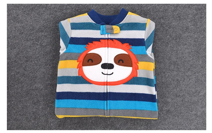New 2023 Baby Rompers For Girl Clothing Pink Cartoon New Born Baby Clothes One Pieces Pajamas Fleece Newborn Jumpsuit Costume - Image 17