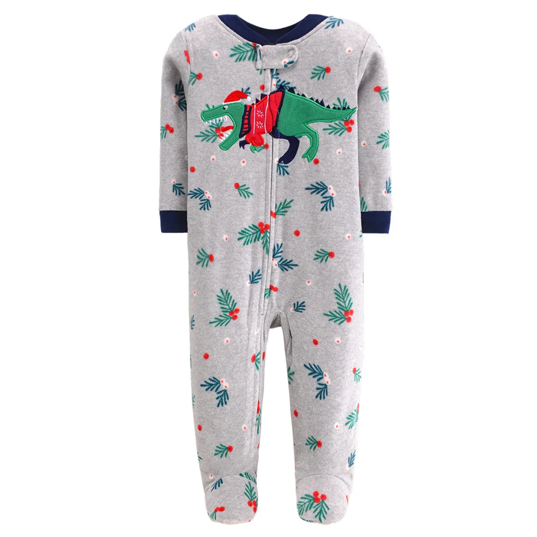 New 2023 Baby Rompers For Girl Clothing Pink Cartoon New Born Baby Clothes One Pieces Pajamas Fleece Newborn Jumpsuit Costume - Image 2