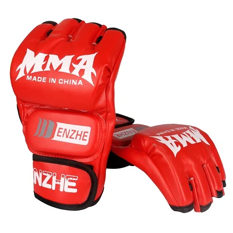 New 5 colors Fighting MMA Boxing Sports Leather Gloves Tiger Muay Thai fight box mma gloves boxing sanda boxing glove pads mma - Image 10