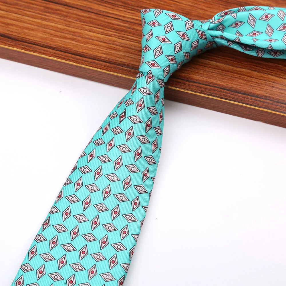 New 8CM Printing Ties For Men Necktie Paisley Floral Designer Scarf Tie For Groom Business Wedding Party - Image 10