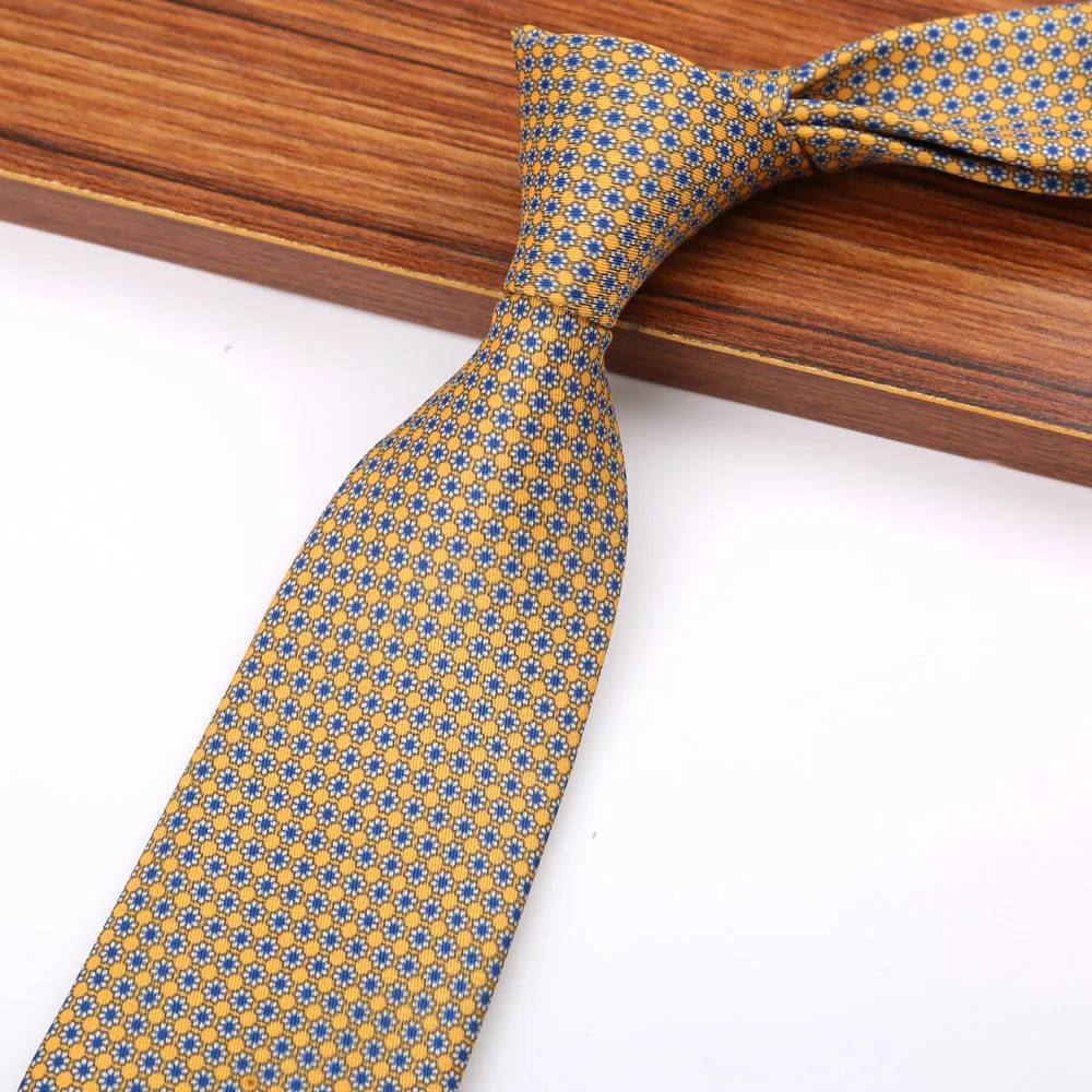 New 8CM Printing Ties For Men Necktie Paisley Floral Designer Scarf Tie For Groom Business Wedding Party - Image 15