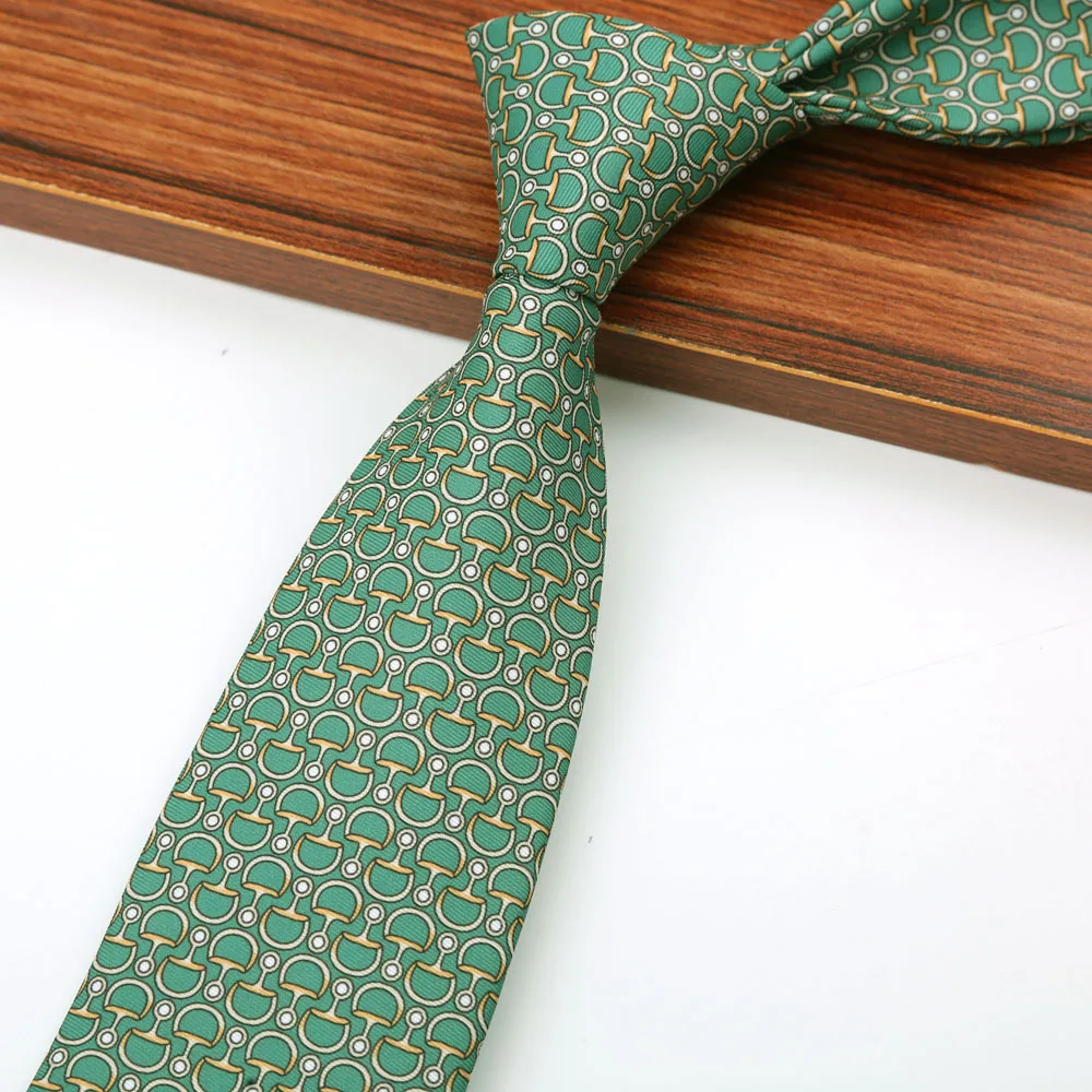 New 8CM Printing Ties For Men Necktie Paisley Floral Designer Scarf Tie For Groom Business Wedding Party - Image 17