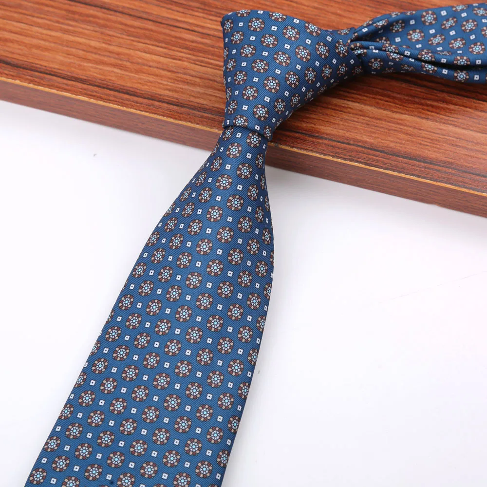 New 8CM Printing Ties For Men Necktie Paisley Floral Designer Scarf Tie For Groom Business Wedding Party - Image 22