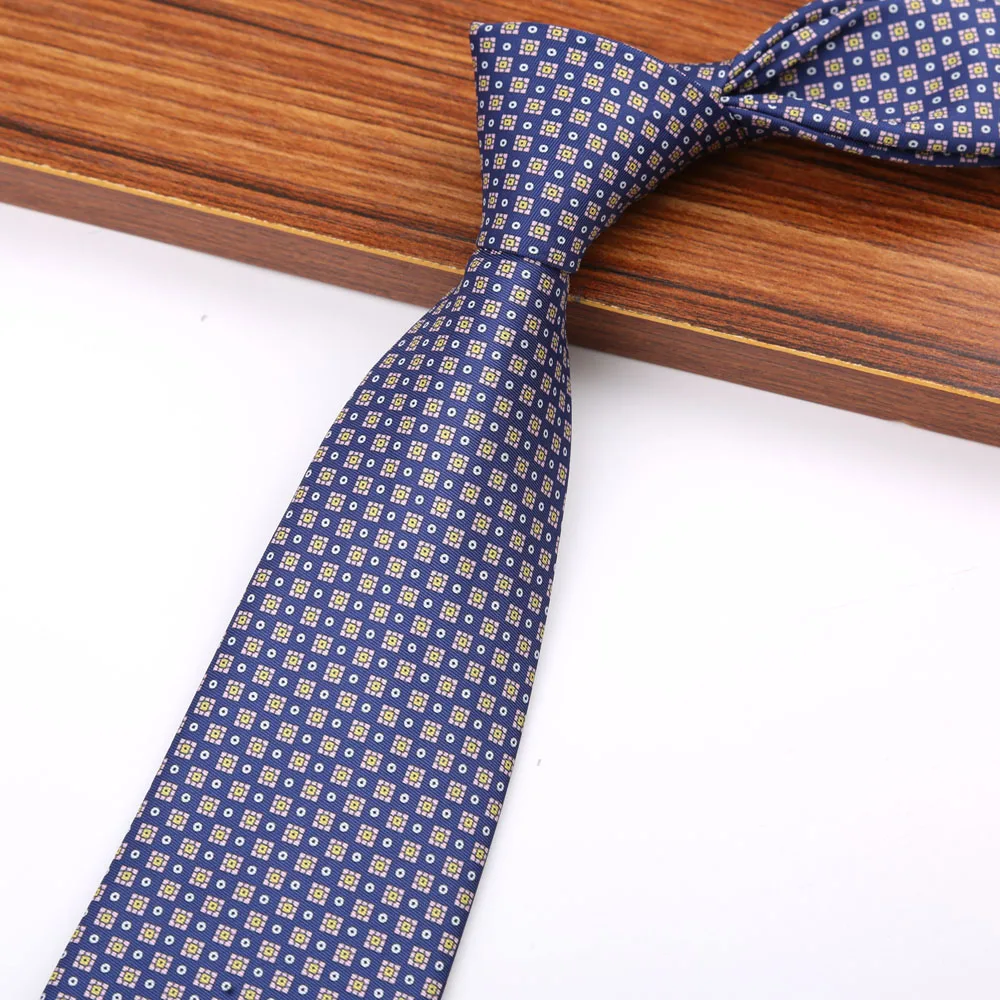 New 8CM Printing Ties For Men Necktie Paisley Floral Designer Scarf Tie For Groom Business Wedding Party - Image 24