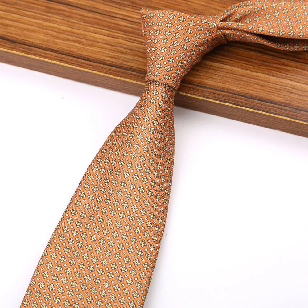New 8CM Printing Ties For Men Necktie Paisley Floral Designer Scarf Tie For Groom Business Wedding Party - Image 26