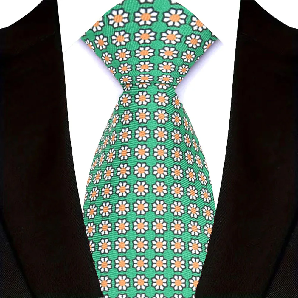 New 8CM Printing Ties For Men Necktie Paisley Floral Designer Scarf Tie For Groom Business Wedding Party - Image 3