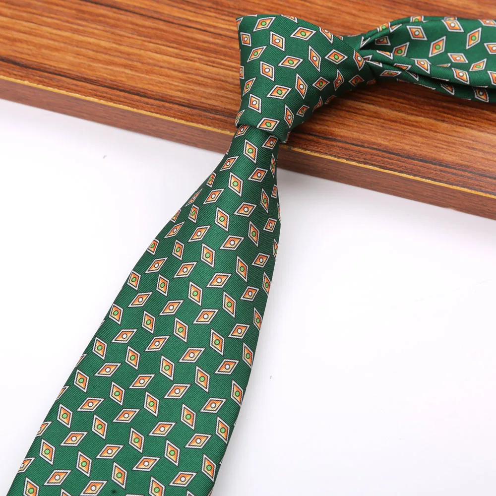 New 8CM Printing Ties For Men Necktie Paisley Floral Designer Scarf Tie For Groom Business Wedding Party - Image 32