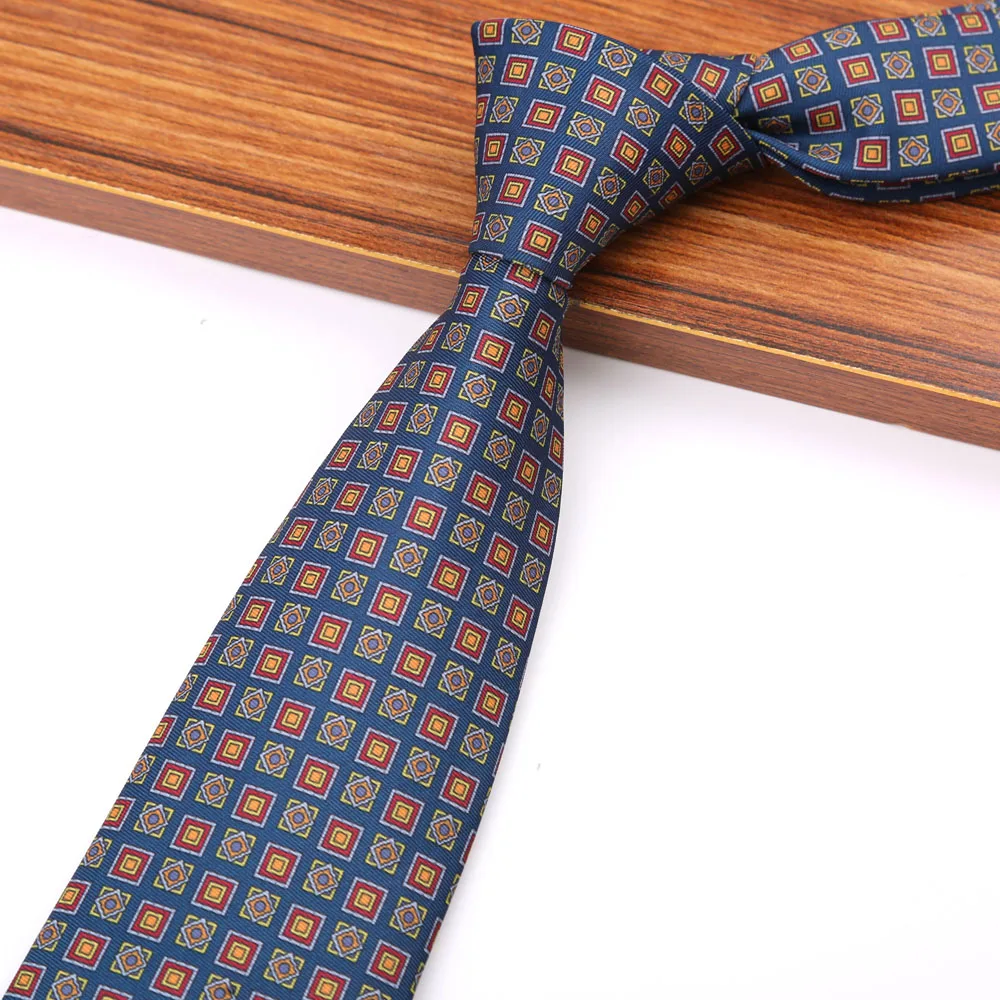 New 8CM Printing Ties For Men Necktie Paisley Floral Designer Scarf Tie For Groom Business Wedding Party - Image 41