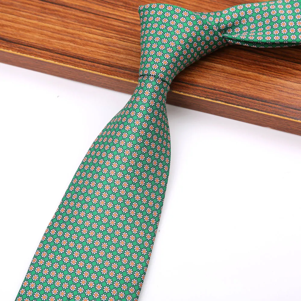 New 8CM Printing Ties For Men Necktie Paisley Floral Designer Scarf Tie For Groom Business Wedding Party - Image 44
