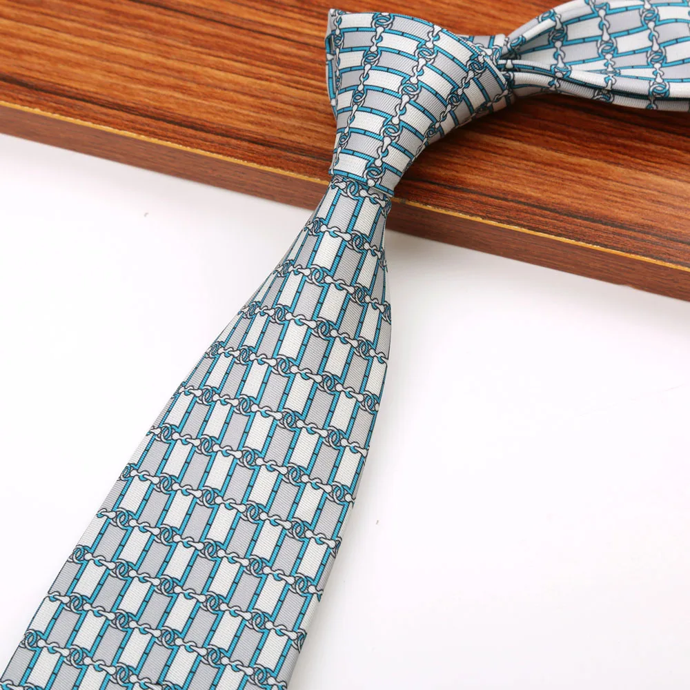 New 8CM Printing Ties For Men Necktie Paisley Floral Designer Scarf Tie For Groom Business Wedding Party - Image 45