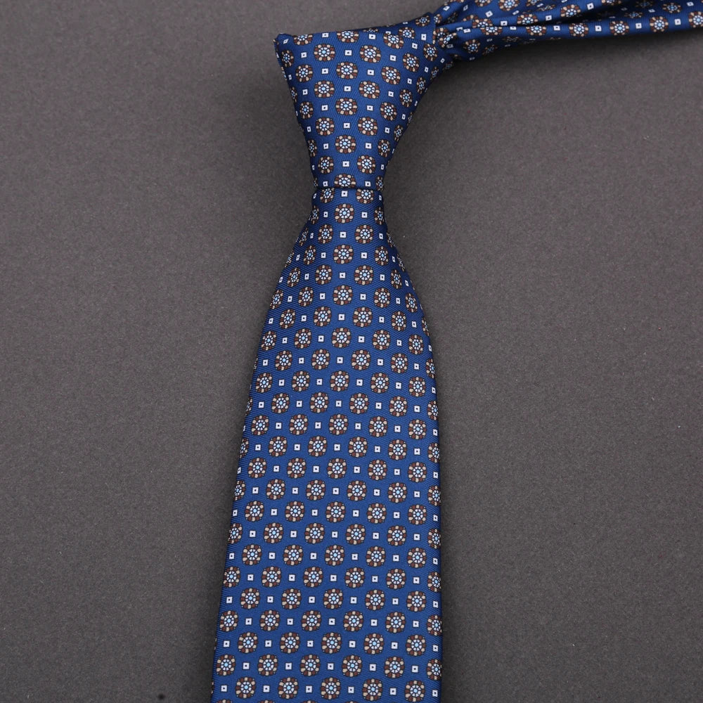 New 8CM Printing Ties For Men Necktie Paisley Floral Designer Scarf Tie For Groom Business Wedding Party - Image 5