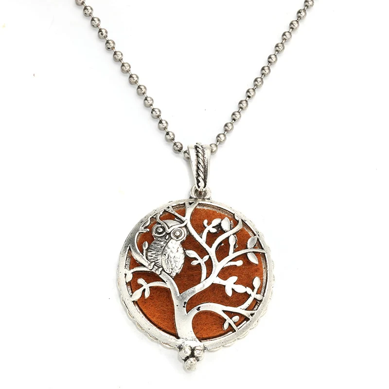 New Aroma Kaleidoscope Retro Necklace Antique Locket Pendant Magnetic Perfume Essential Oil Diffuser Locket Aromatherapy Jewelry - Image 12