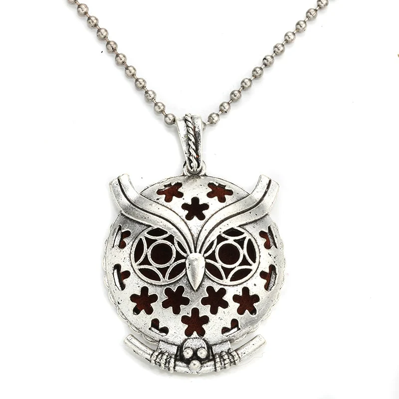 New Aroma Kaleidoscope Retro Necklace Antique Locket Pendant Magnetic Perfume Essential Oil Diffuser Locket Aromatherapy Jewelry - Image 13