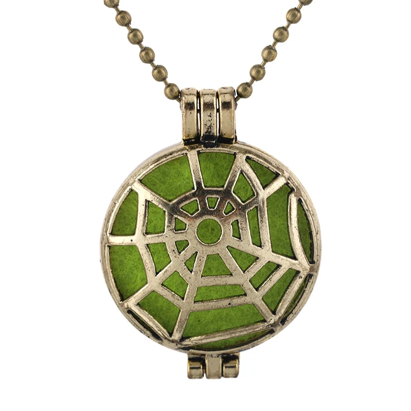 New Aroma Kaleidoscope Retro Necklace Antique Locket Pendant Magnetic Perfume Essential Oil Diffuser Locket Aromatherapy Jewelry - Image 17