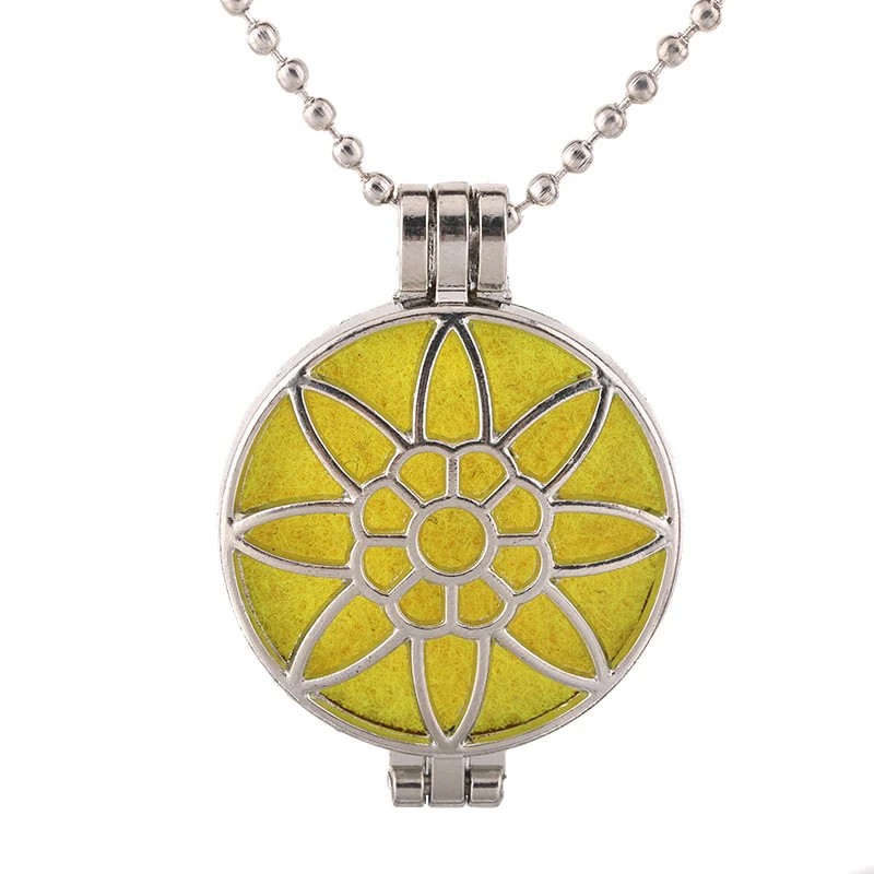 New Aroma Kaleidoscope Retro Necklace Antique Locket Pendant Magnetic Perfume Essential Oil Diffuser Locket Aromatherapy Jewelry - Image 20
