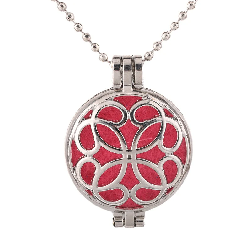 New Aroma Kaleidoscope Retro Necklace Antique Locket Pendant Magnetic Perfume Essential Oil Diffuser Locket Aromatherapy Jewelry - Image 9
