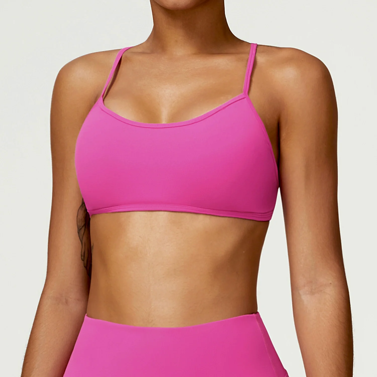 New Arrival Fashion Brushed Tight Yoga Bra Bubble Wrap Sports Intimates Running Beauty Back Workout Top Female with Chest Pad - Image 8