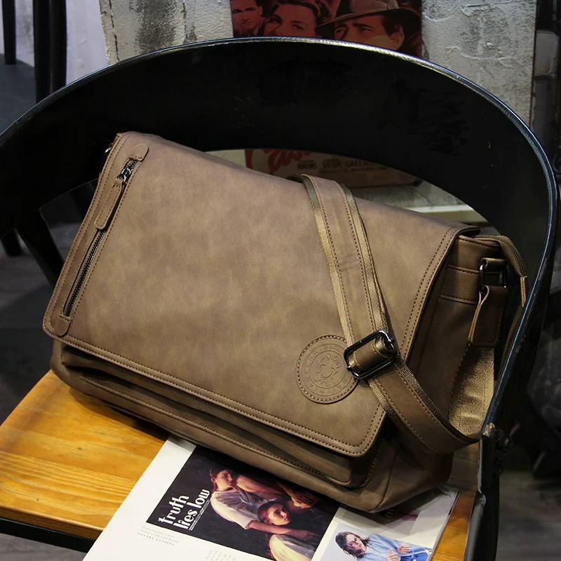 New Arrival Large Capacity Retro Casual Men Messenger Bag