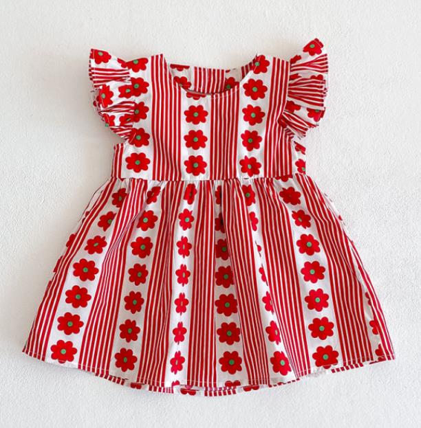 New Brand Baby Girls Dresses Korean Japan Style Summer Kids Girls Dress - Image 2