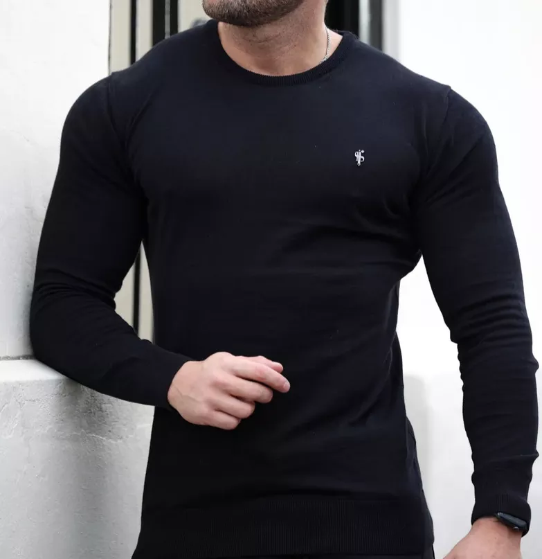 New Brand High End Designer Woolen Sweater Men Casual Jumper Men Clothing  Korean Style Casual Clothes Men long sleeve Tops - Image 7
