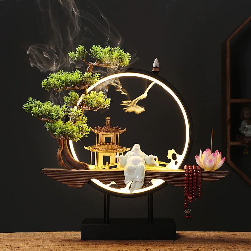 New Chinese Style Small Night Lamp Office Desk Surface Panel Opening Gift - Image 4